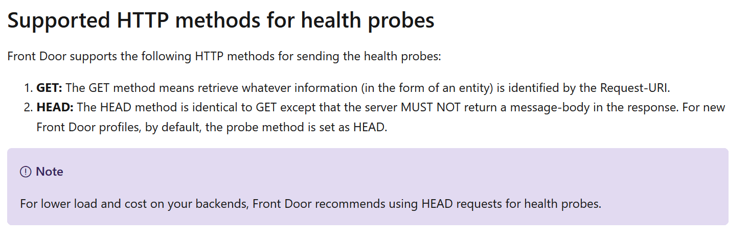 Backend Pool Configuration