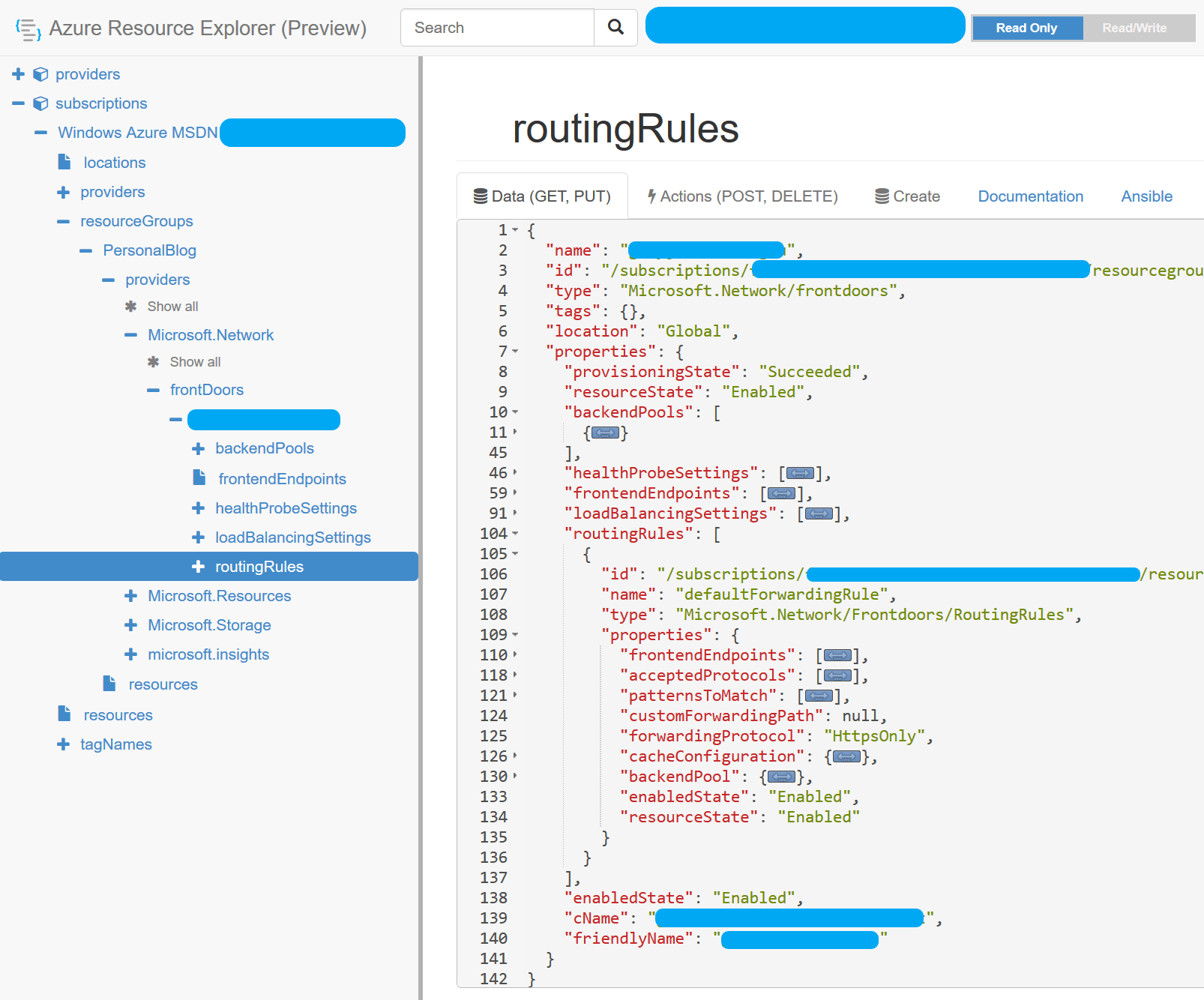 Azure Resource Explorer